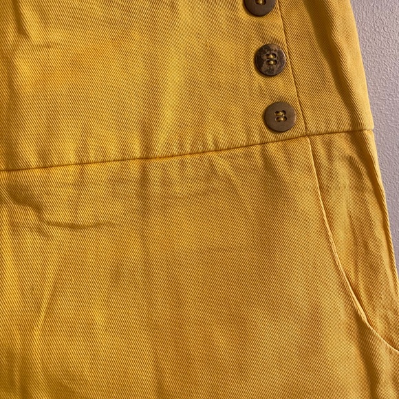 Lucca Couture yellow high waisted shorts - Picture 4 of 9